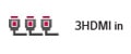 3 ورودی HDMI