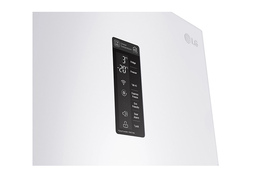 LG ال‌جی، یخچال پایین فریزر، 347 لیتر، سفید, BF420W, thumbnail 14