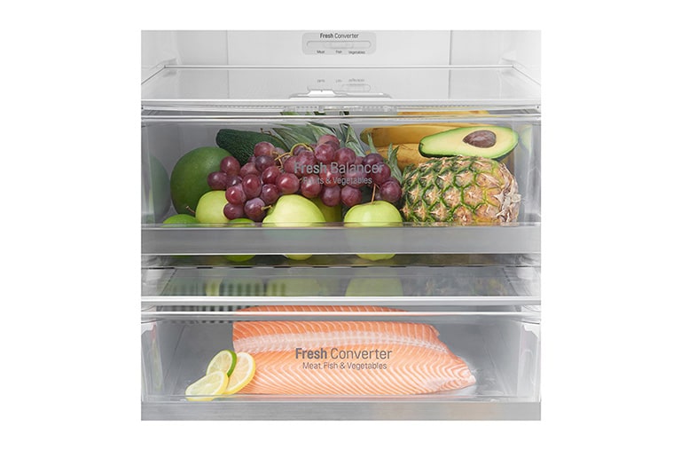 LG ال‌جی، یخچال پایین فریزر، 347 لیتر، سفید, BF420W, thumbnail 11