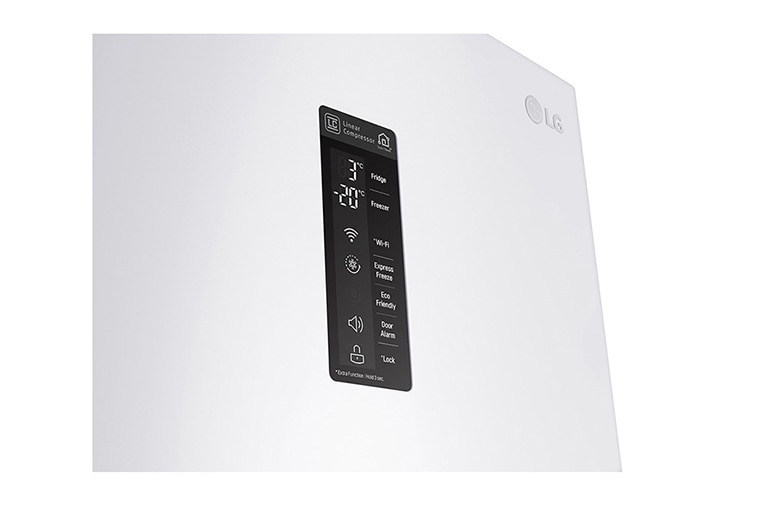 LG ال‌جی، یخچال پایین فریزر، 347 لیتر، سفید, BF420W, thumbnail 14