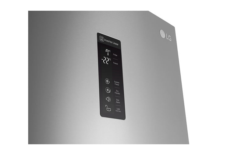 LG ال‌جی، یخچال پایین فریزر، 347 لیتر، تیتانیوم, BF320TS, thumbnail 6