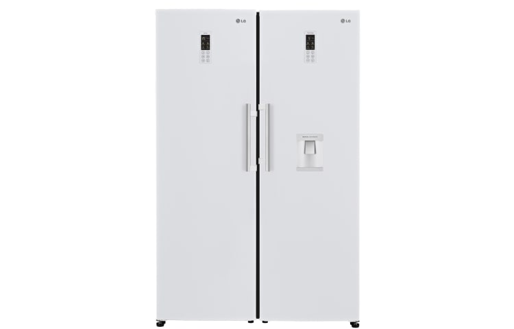 LG ال‌جی، یخچال فریزر دوقلو، 377 لیتر، سفید , LF250FLW / LF250RLW, thumbnail 2