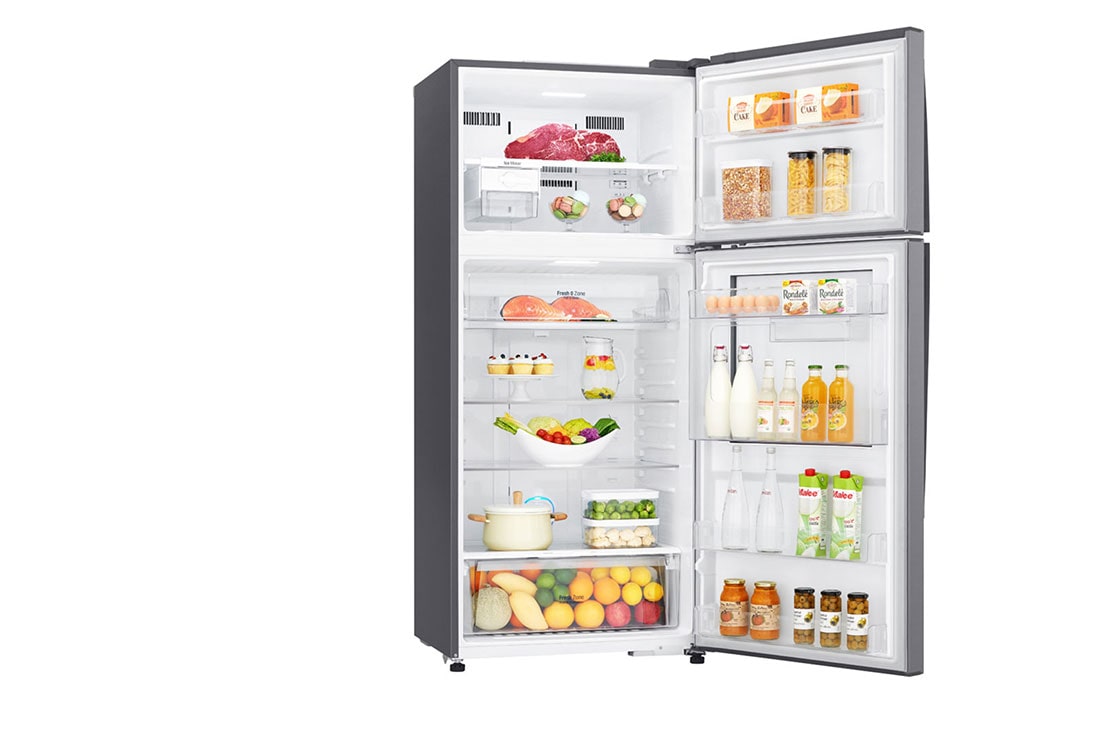 LG ال‌جی، یخچال بالا فریزر، 507 لیتر، نقره‌ای , TF640TS, thumbnail 3