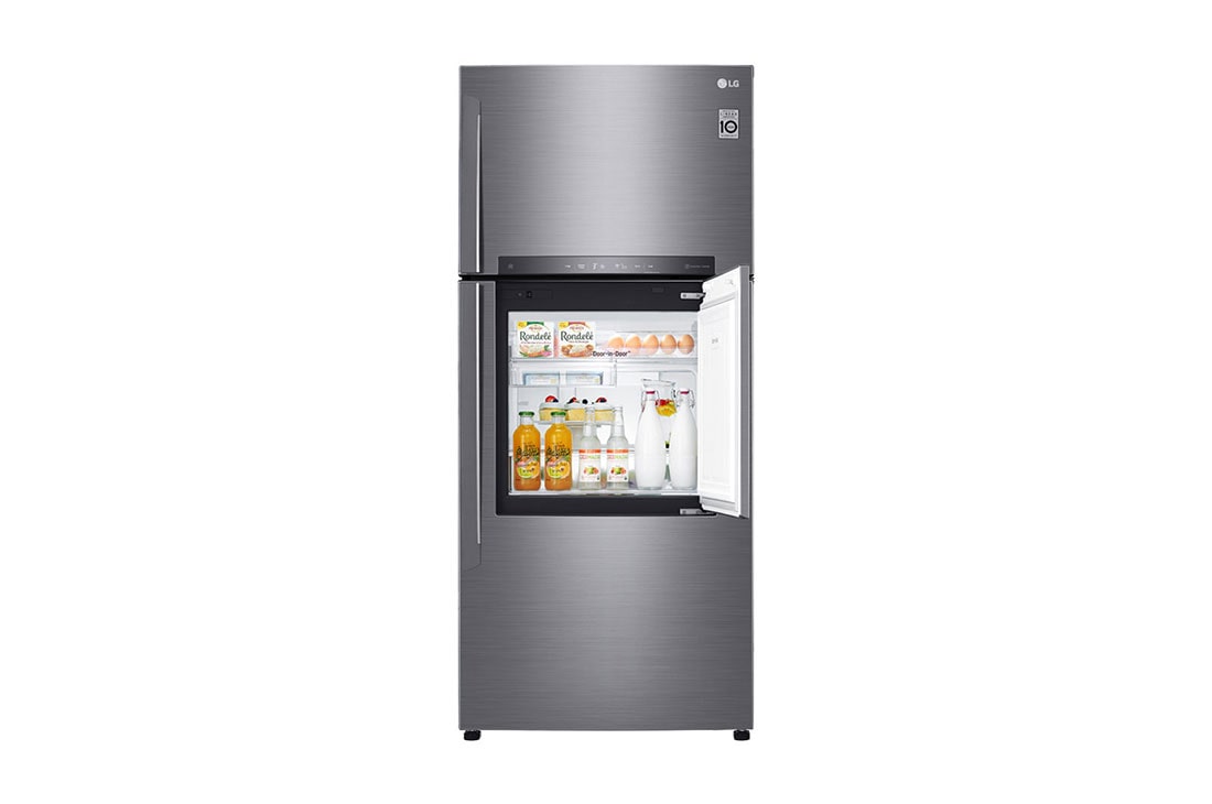 LG ال‌جی، یخچال بالا فریزر، 507 لیتر، نقره‌ای , TF640TS, thumbnail 4
