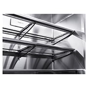 LG ™LG SIGNATURE InstaView Door-in-Door، ساید بای ساید، 640 لیتر , LG SIGNATURE 31 cu. ft. Smart wi-fi Enabled InstaView™ Door-in-Door® Refrigerator, inner wall and unified luxurious metallic colored upper drawer tray, LUPXS3186N, thumbnail 14, SG1, thumbnail 13