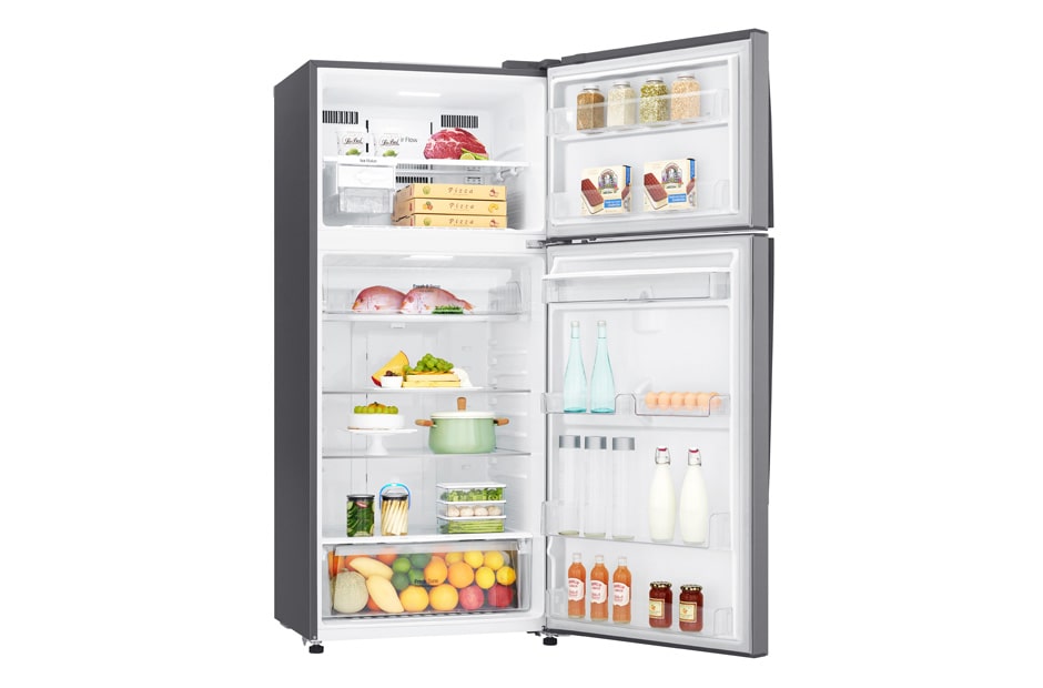 LG ال‌جی، یخچال بالا فریزر، 509 لیتر، تیتانیوم, TF560TS, thumbnail 4