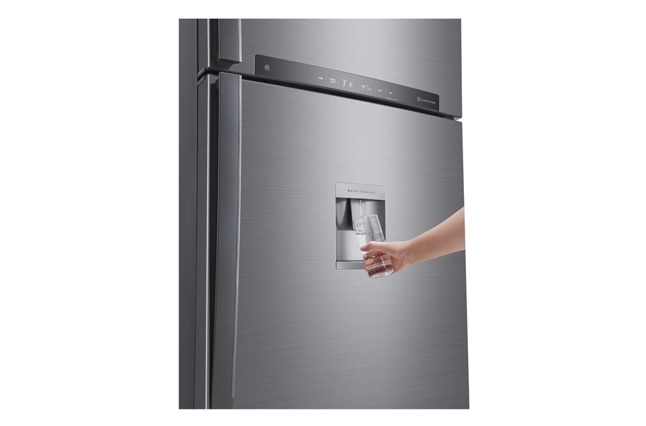 LG ال‌جی، یخچال بالا فریزر، 509 لیتر، تیتانیوم, TF560TS, thumbnail 5