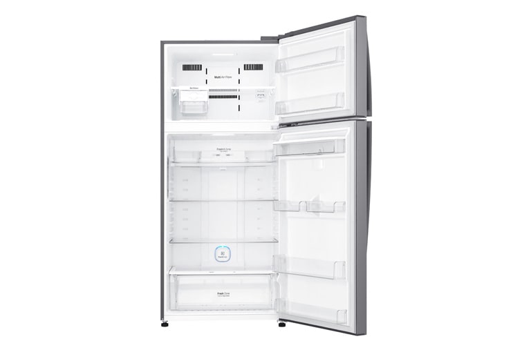 LG ال‌جی، یخچال بالا فریزر، 509 لیتر، تیتانیوم, TF560TS, thumbnail 2