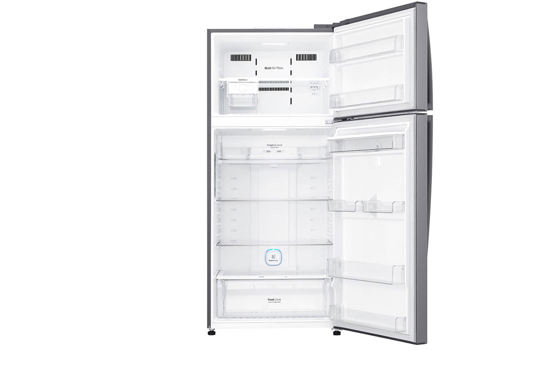 LG ال‌جی، یخچال بالا فریزر، 438 لیتر، تیتانیوم, TF540TS, thumbnail 2