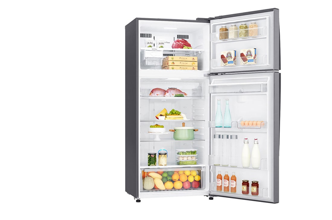 LG ال‌جی، یخچال بالا فریزر، 438 لیتر، تیتانیوم, TF540TS, thumbnail 4