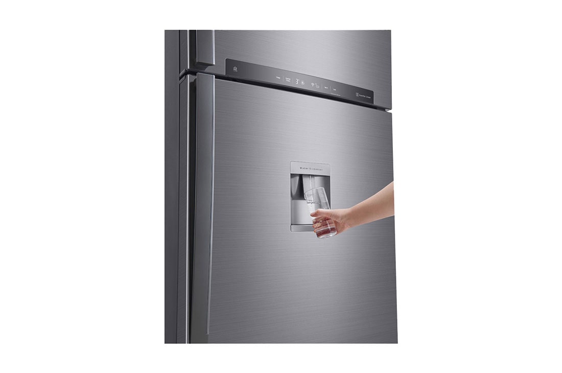 LG ال‌جی، یخچال بالا فریزر، 438 لیتر، تیتانیوم, TF540TS, thumbnail 5