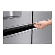 LG ال‌جی، یخچال فریزر ساید بای ساید Door-in-Door، ظرفیت 601 لیتر , freezer transparent door view, GCJ-267PHL, thumbnail 6