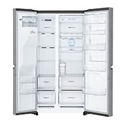 LG ال‌جی، یخچال فریزر ساید بای ساید Door-in-Door، ظرفیت 601 لیتر , left perspective open door view, GCJ-267PHL, thumbnail 13