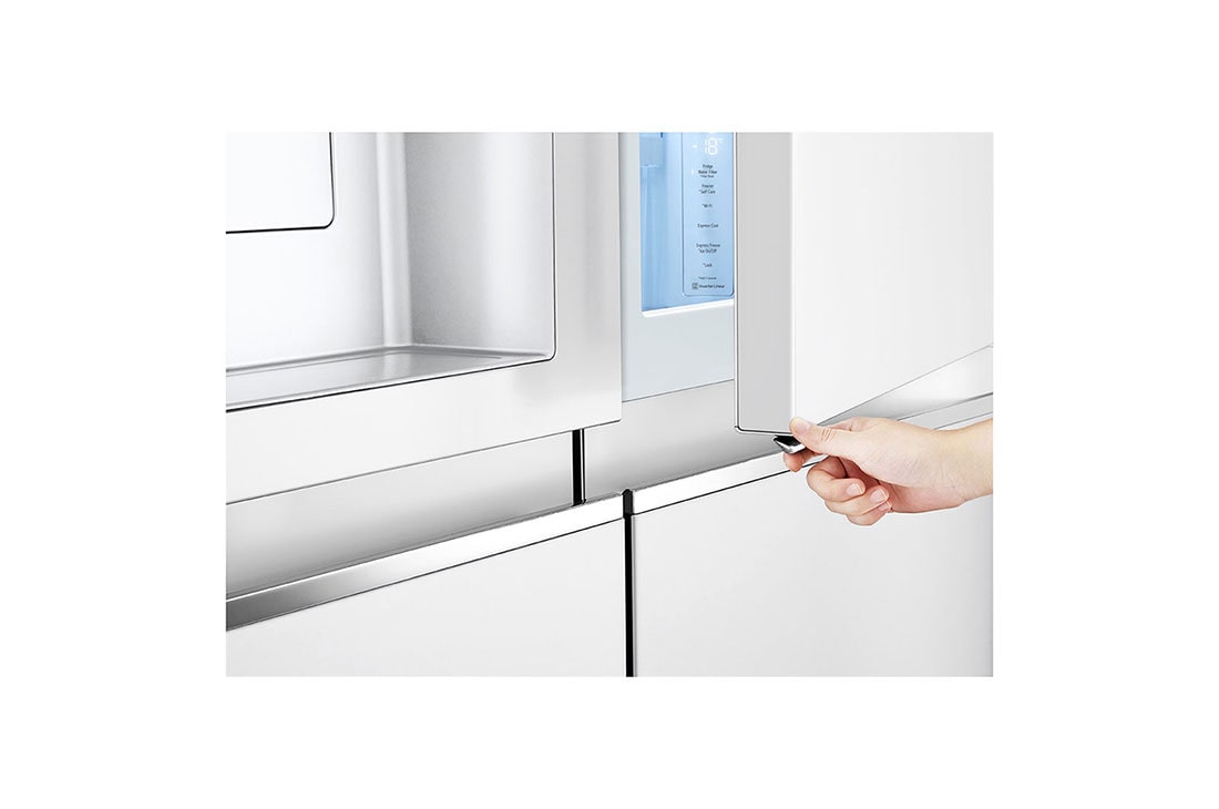 LG ال‌جی، یخچال فریزر ساید بای ساید Door-in-Door، ظرفیت 611 لیتر , LED, GCJ-287GNW, thumbnail 3