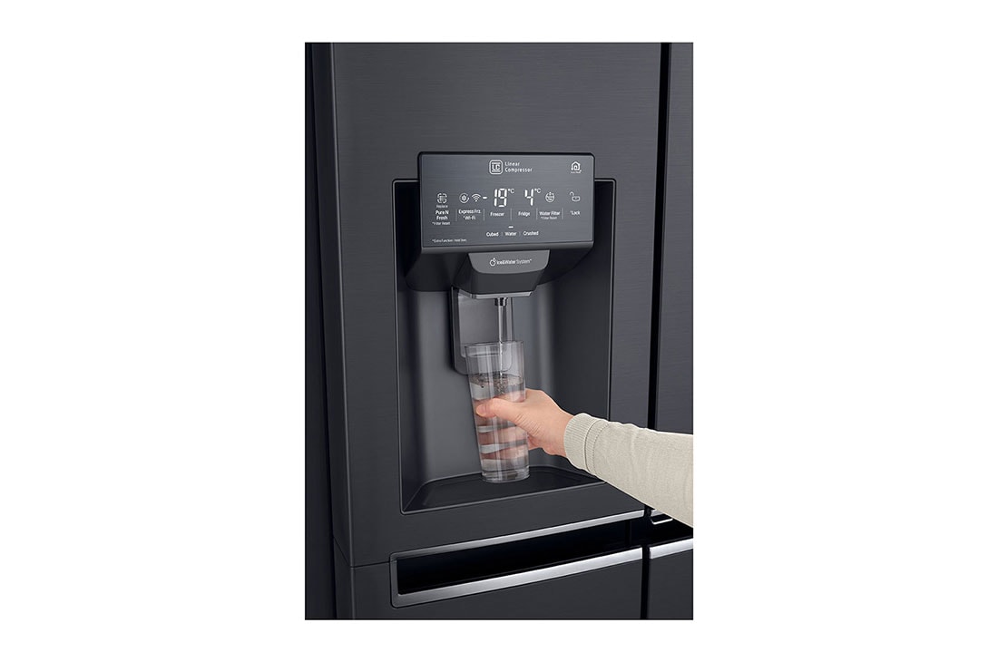 LG ال‌جی، یخچال فریزر ساید بای ساید InstaView Door-in-Door، ظرفیت 601 لیتر , tap view, GC-X267SSCS, thumbnail 11