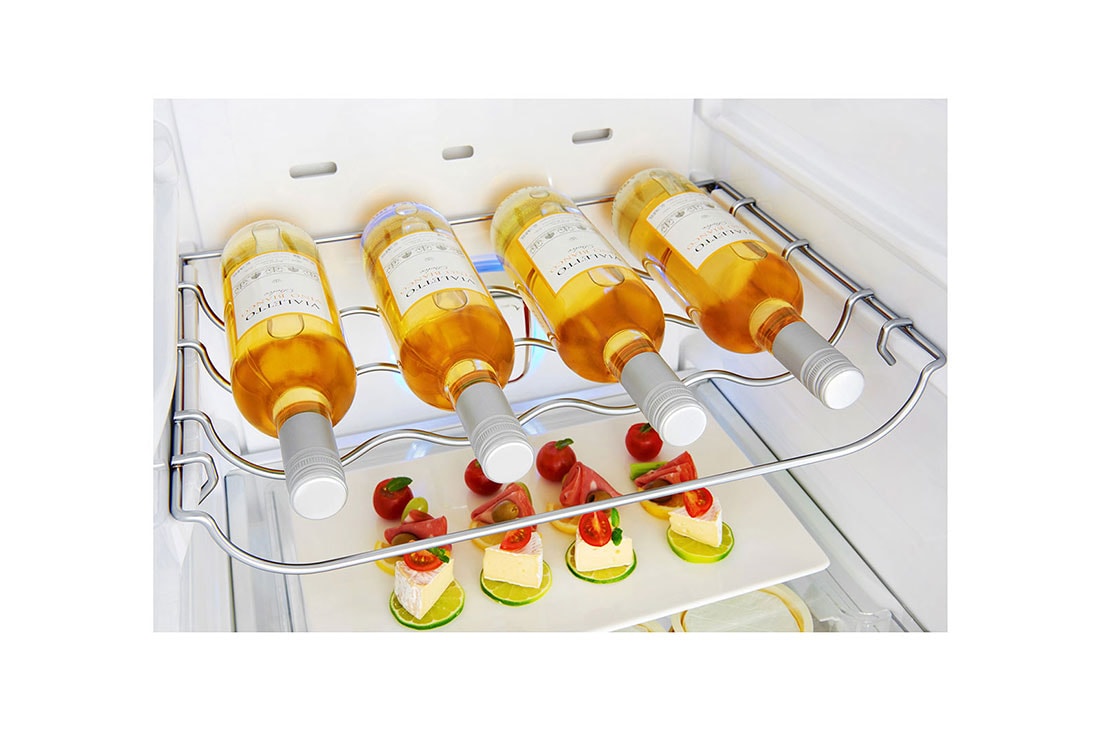 LG ال‌جی، یخچال فریزر ساید بای ساید InstaView Door-in-Door، ظرفیت 601 لیتر , storage panel view, GC-X267SSCS, thumbnail 12