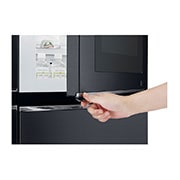 LG ال‌جی، یخچال فریزر ساید بای ساید InstaView Door-in-Door، ظرفیت 601 لیتر , door lock view, GC-X267SSCS, thumbnail 9