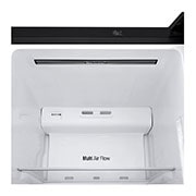 LG ال‌جی، یخچال فریزر ساید بای ساید InstaView Door-in-Door، ظرفیت 601 لیتر , freezer detailed view, GC-X267SSCS, thumbnail 13