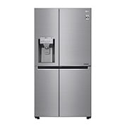LG ال‌جی، یخچال فریزر ساید بای ساید Door-in-Door، ظرفیت 601 لیتر , Front view, GC-J267SLSS, thumbnail 2