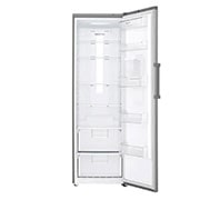 LG ال‌جی، یخچال تک درب، 313 لیتر، نقره‌ای پلاتینیومی, Front open view without food, GC-F411ELDM, thumbnail 3