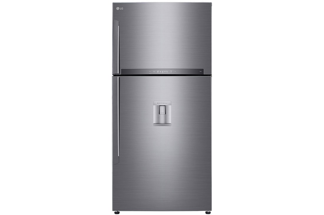 LG ال‌جی، یخچال بالا فریزر، 830 لیتر، استیل درخشان, front view, GR-F882HLHU