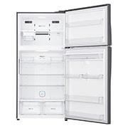 LG ال‌جی، یخچال بالا فریزر، 830 لیتر، استیل درخشان, Front detail 1, GR-F882HLHU, thumbnail 3