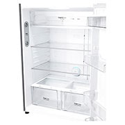 LG ال‌جی، یخچال بالا فریزر، 830 لیتر، استیل درخشان, Front detail 2, GR-F882HLHU, thumbnail 4