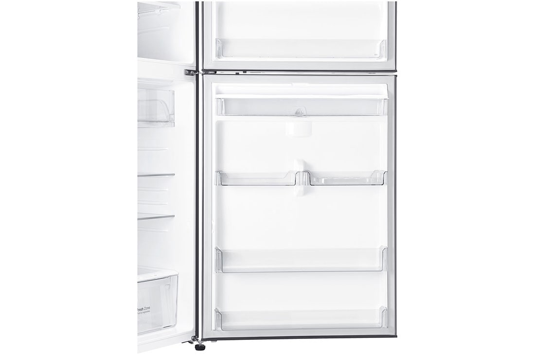 LG ال‌جی، یخچال بالا فریزر، 830 لیتر، استیل درخشان, Front open empty view, GR-F882HLHU, thumbnail 10