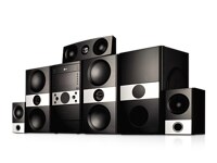 قدرت خروجي صدا(530W(100Х2+60Х3+150 W و 5.1 كانال1