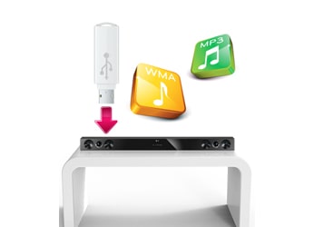 پخش موسیقی از طریق یواس‌بی