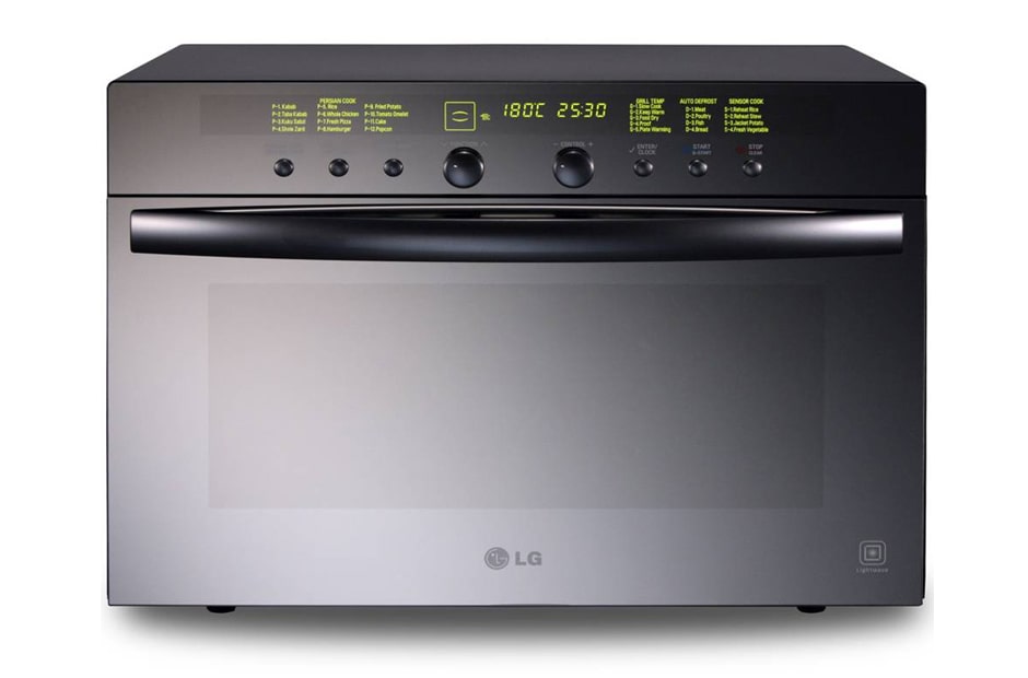 LG ال‌جی، سولاردام پرشیا پلاس، 38 لیتر، هیتر نوری ذغالی، گریل از زیر، مشکی, MS98BCR