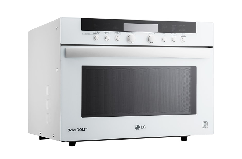 LG ال‌جی، سولاردام پرشیا پلاس، 38 لیتر، هیتر نوری ذغالی، گریل از زیر، سفید, MS98WCR, thumbnail 2