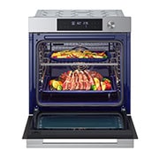 LG ال‌جی، فر LG InstaView با قابلیت Air&Sous-Vide، ظرفیت 76 لیتر، مشکی, Front view open door, WSEZ7225S1, thumbnail 2