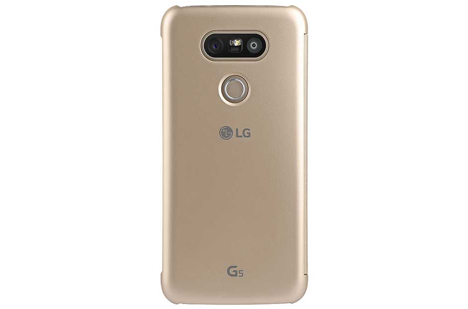 LG کاور هوشمند گوشی G5, CFV-160 Gold, thumbnail 2