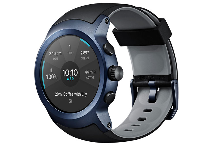 LG ساعت هوشمند Watch Sport, W281 Dark Blue, thumbnail 2