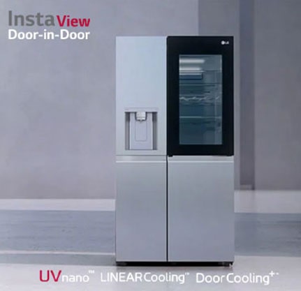 یخچال فریزر ساید بای ساید InstaView