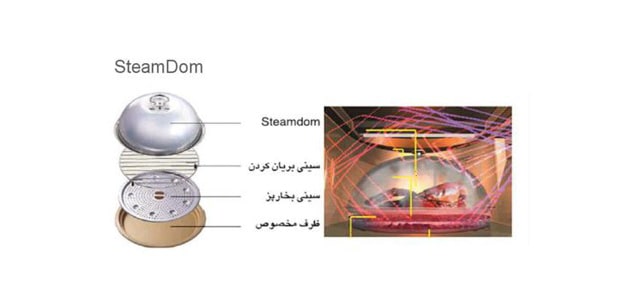 ظرف مخصوص برای پخت با بخار 1