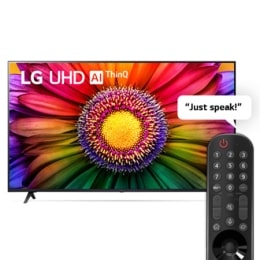 نمای جلو از تلویزیون LG UHD2