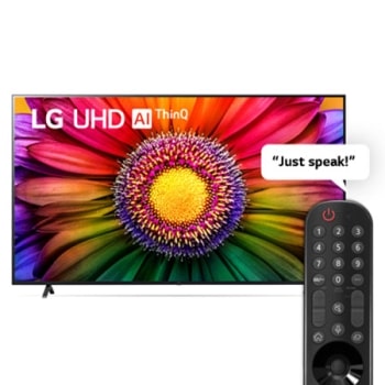 نمای جلو از تلویزیون LG UHD1