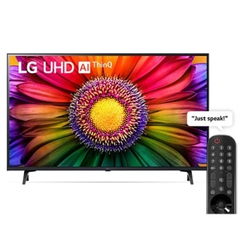 نمای جلو از تلویزیون LG UHD1