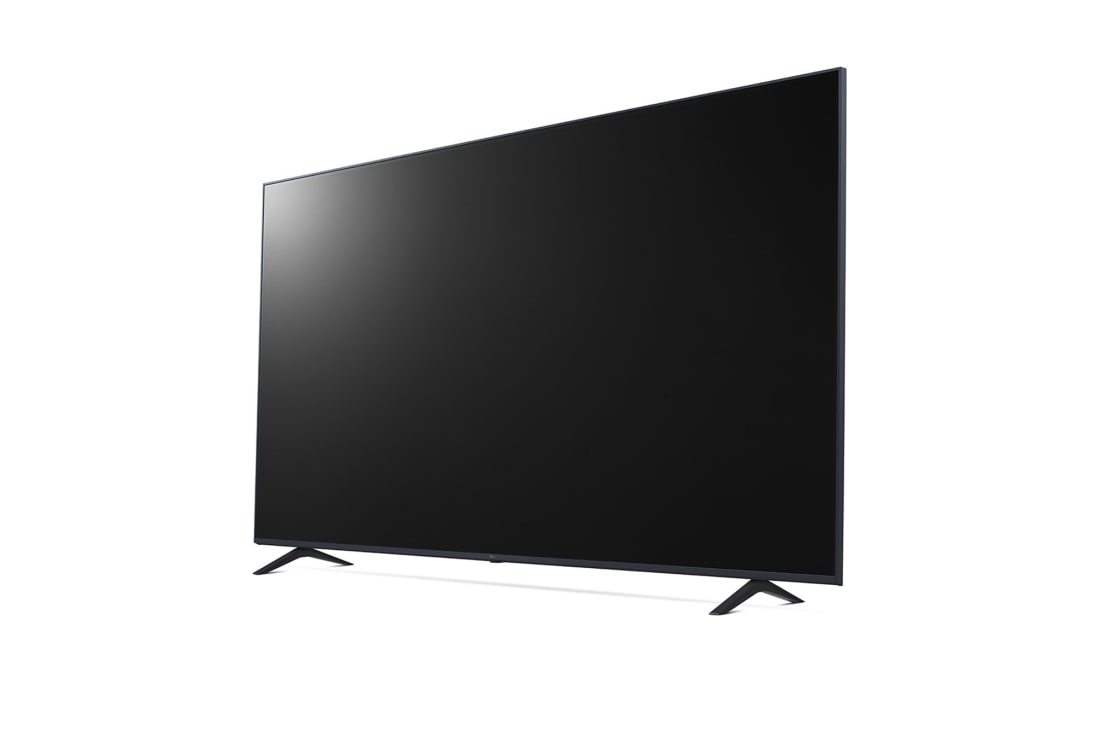 LG ال‌جی،LG UHD UR80 ، تلویزیون 70 اینچ سری UR80، کیفیت 4k، کنترل جادویی، تکنولوژی هوشمند AI ThinQ، سیستم عامل WebOS، توانایی نمایش محتوای HDR با فرمتHLG، تکنولوژی AI Picture Pro وAI Sound Pro (5.1.2ch)، پایه دو طرفه، جدید 2023, نمای جانبی 30 درجه, 70UR80006LJ, thumbnail 3
