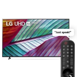 نمای جلو از تلویزیون LG UHD2