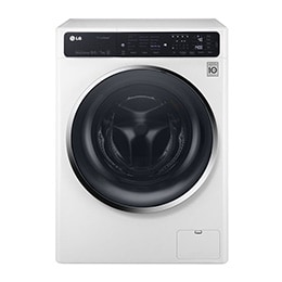 ال‌جی، ماشین لباسشویی 10.5 کیلوگرمی، تکنولوژی™TurboWashو ™TrueSteam، سفید2