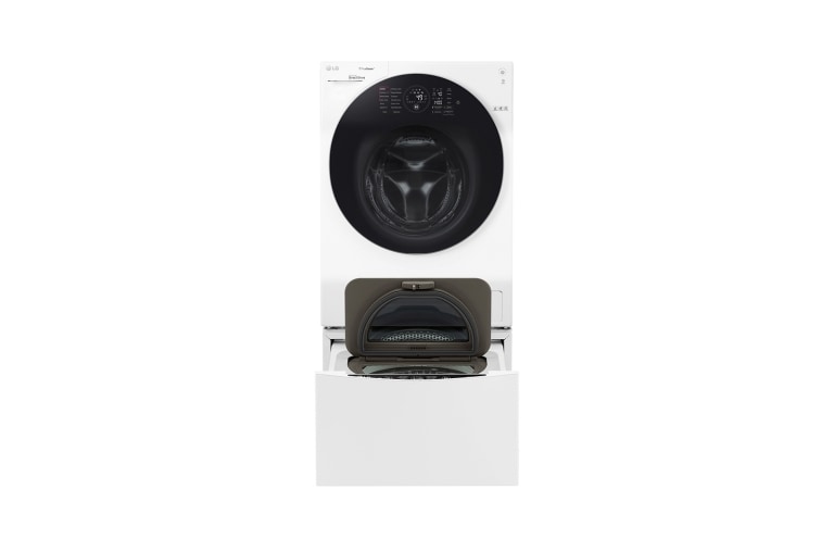 LG ال‌جی، ماشین لباسشویی™LG TWINWash با ظرفیت2+10.5کیلوگرمی، ™TurboWash, WM-G105SW_WM-GW2Mini, thumbnail 2