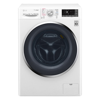 ال‌جی، ماشین لباسشویی 10.5 کیلوگرمی، تکنولوژی™TurboWashو ™TrueSteam، سفید1