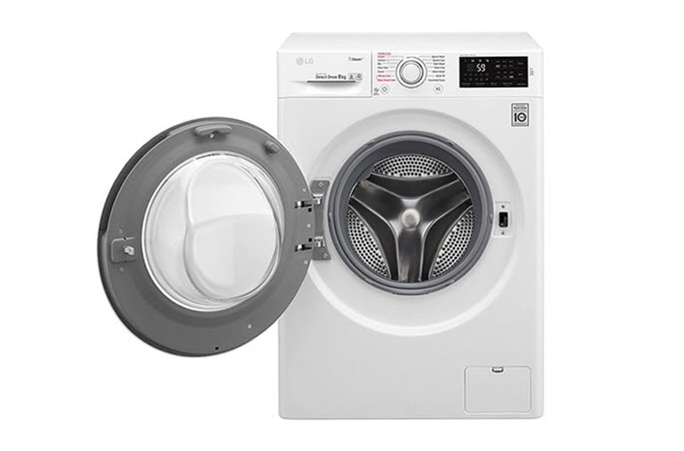 LG ال‌جی، ماشین لباسشویی 8 کیلوگرمی، مجهز به فناوری بخار، 6MOTION، سفید, WM-843SW, thumbnail 8