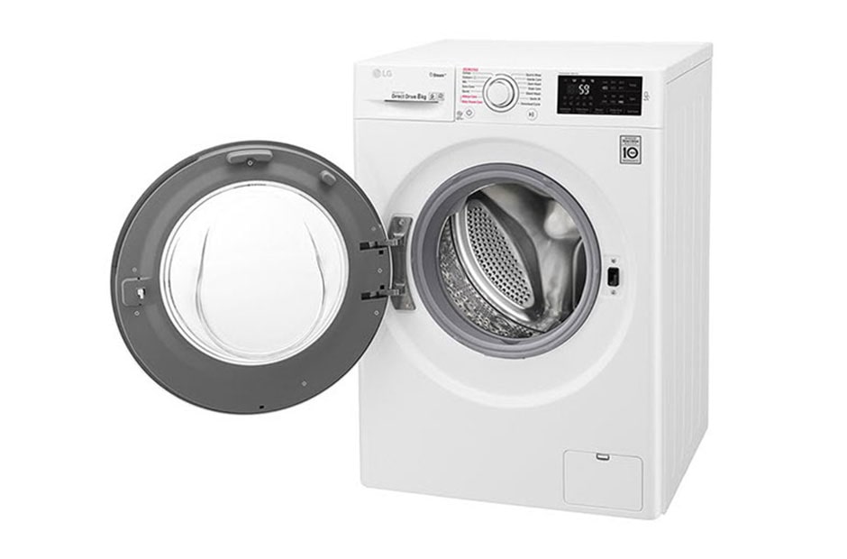 LG ال‌جی، ماشین لباسشویی 8 کیلوگرمی، مجهز به بخار،6MOTION ،سفید, WM-845SW, thumbnail 9