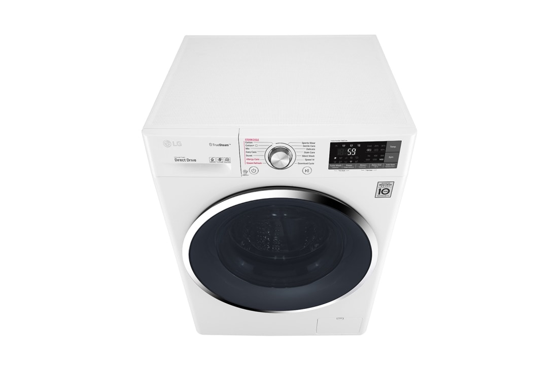 LG ال‌جی، ماشین لباسشویی 9 کیلوگرمی، تکنولوژی بخارشوی™TrueSteam، سفید , WM-946SW, thumbnail 6