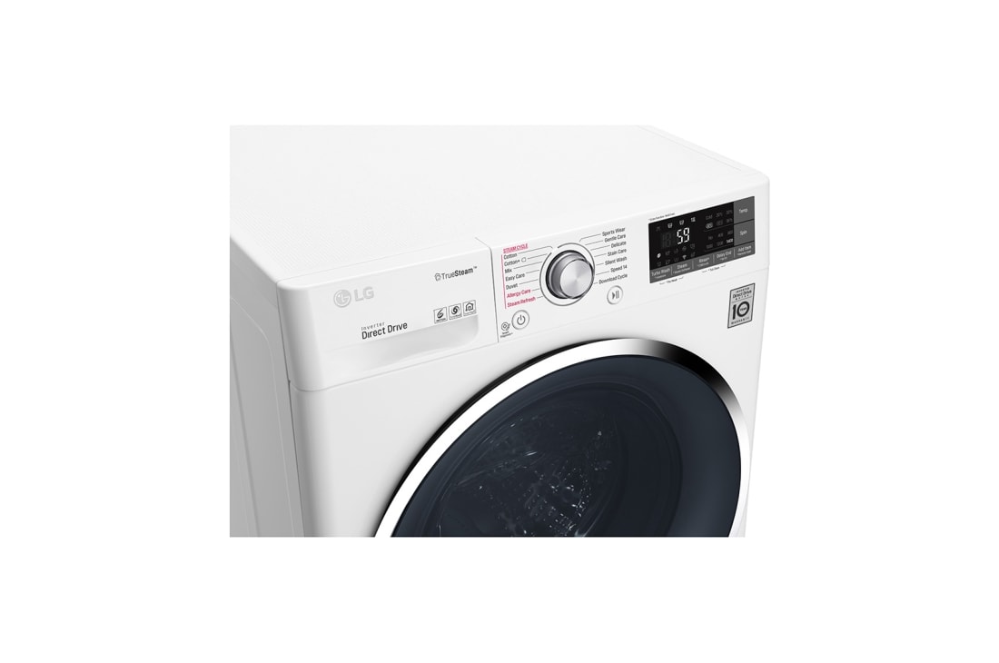 LG ال‌جی، ماشین لباسشویی 9 کیلوگرمی، تکنولوژی بخارشوی™TrueSteam، سفید , WM-946SW, thumbnail 13