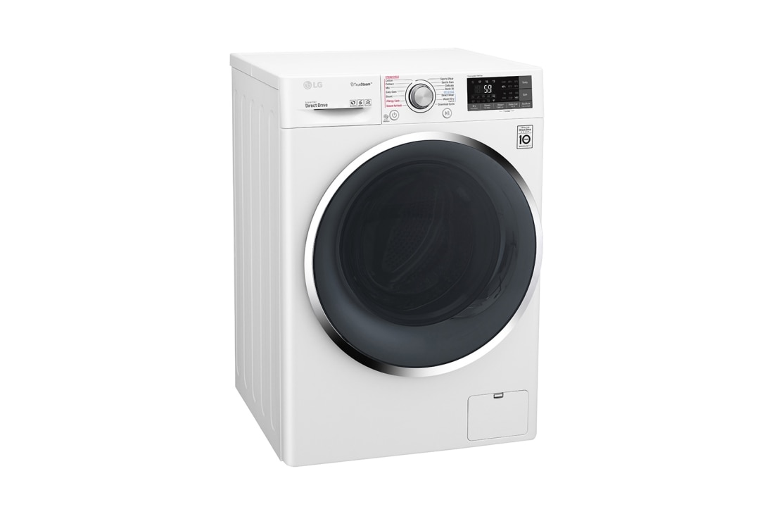 LG ال‌جی، ماشین لباسشویی 9 کیلوگرمی، مجهز به خشک کن، ™TrueSteam، سفید , WM-966SW, thumbnail 4